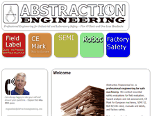 Tablet Screenshot of abstractionengineering.com
